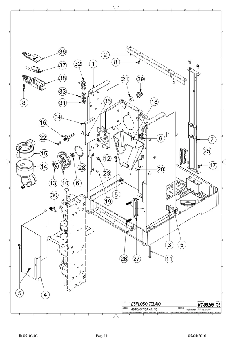Carimali mixermotor Armonia 24V 13000 RPM - OEM-reservedelsnummer: 96.00757.CA
