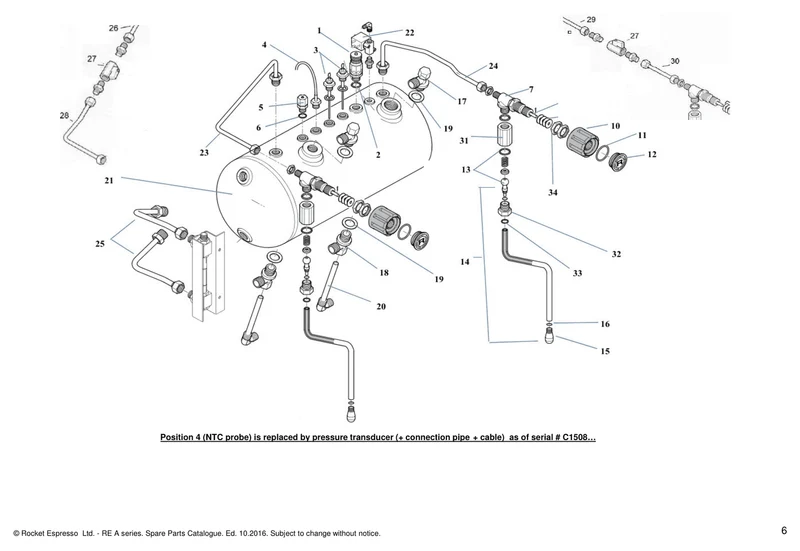 Rocket RE A sikkerhedsventil R8V - Reservedele OEM-nummer: M229905110