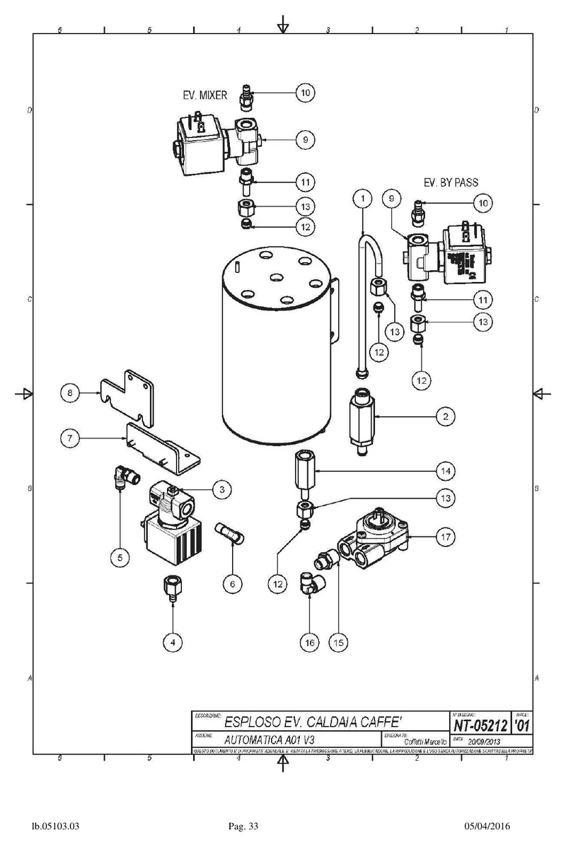 Carimali Ekspansionsventil 1/4" 13 bar - Reservdel OEM-nummer: 97.00125