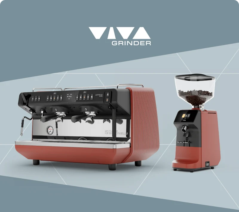 Appia Viva XT Red Garnet 2 Group | Professional Espresso Machine