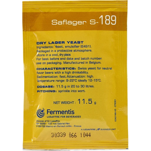 Saflager S-189 Swiss Lager Yeast