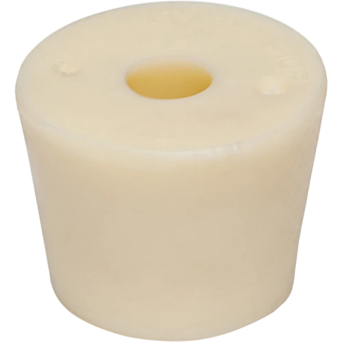 Size #6 Drilled Rubber Stopper