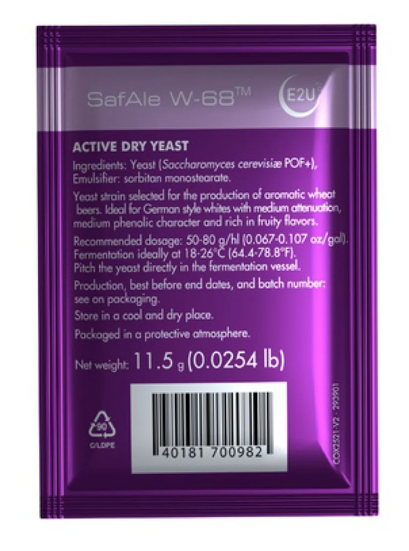 Safale W-68 German Wheat