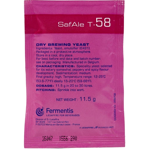 SafAle T-58 11.5g Belgian Yeast