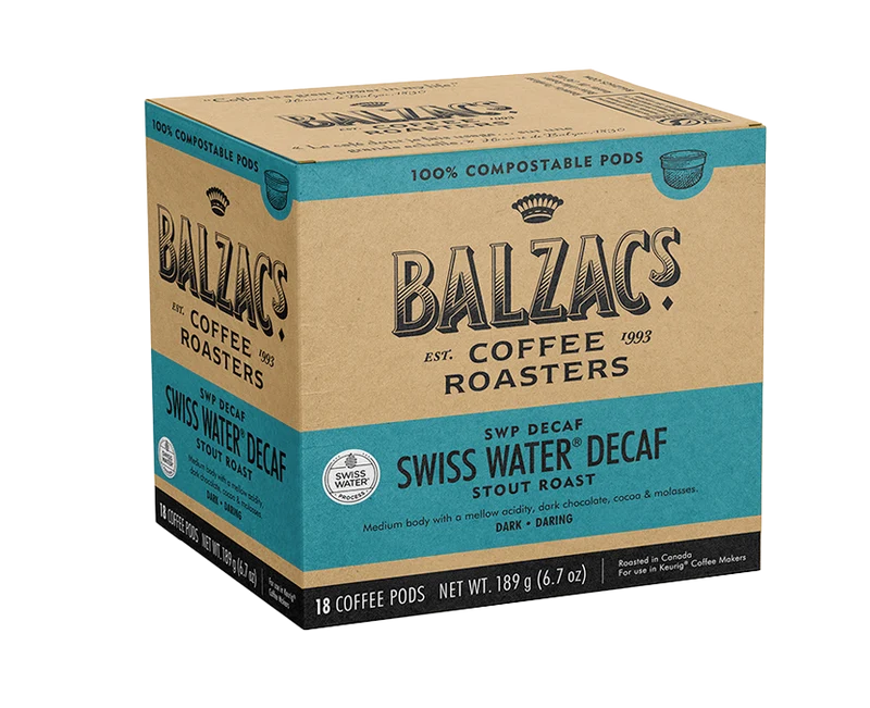 Balzacs Swiss Water Decaf 18 CT