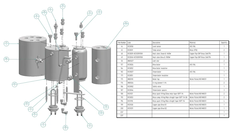 ACS Vesuvius-temperatursensor - Reservdel OEM-nummer: VES0031
