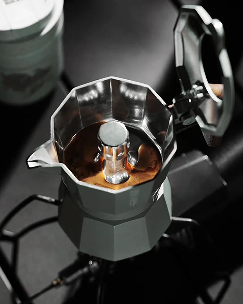Double Valve Moka Pot – 100ml by MHW-3BOMBER