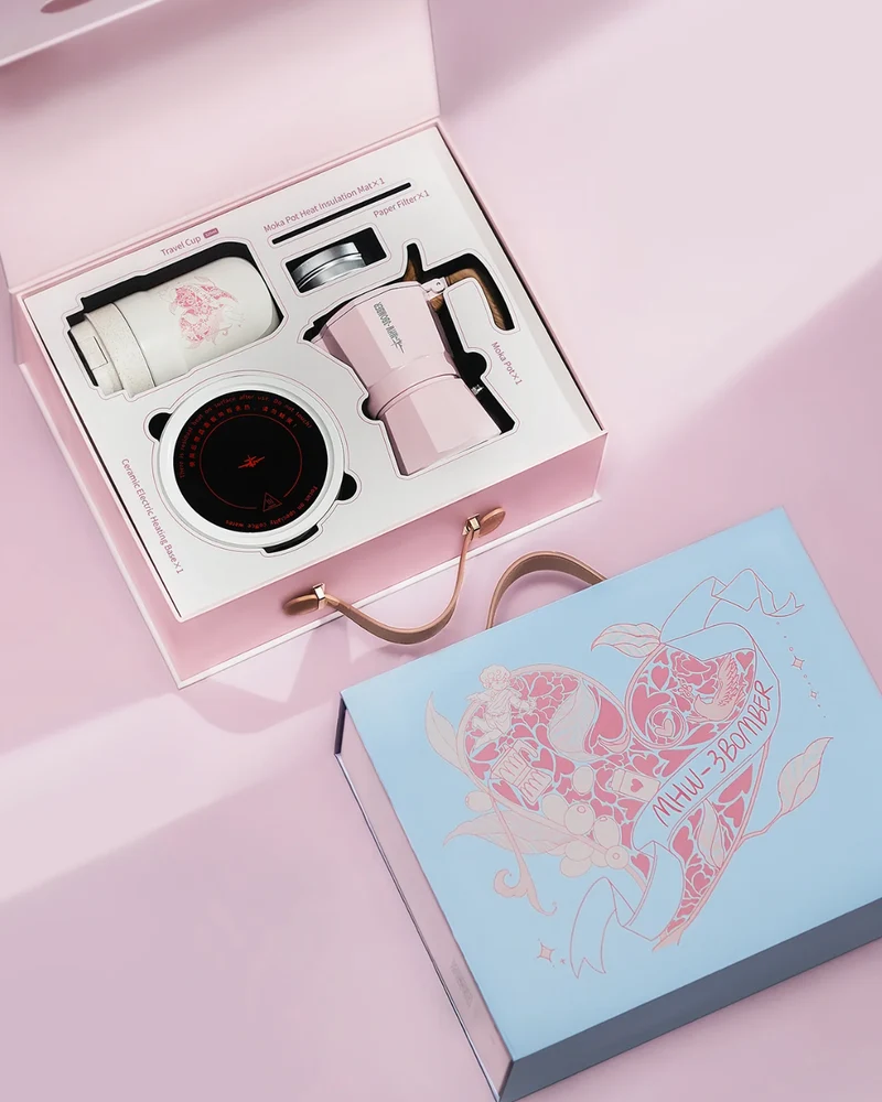 MHW-3BOMBER Flipped Moka Pot Gift Box – 5-Piece Set | (UK Version Available)