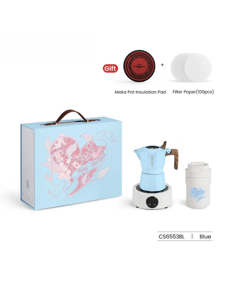 MHW-3BOMBER Flipped Moka Pot Gift Box – 5-Piece Set | (UK Version Available)