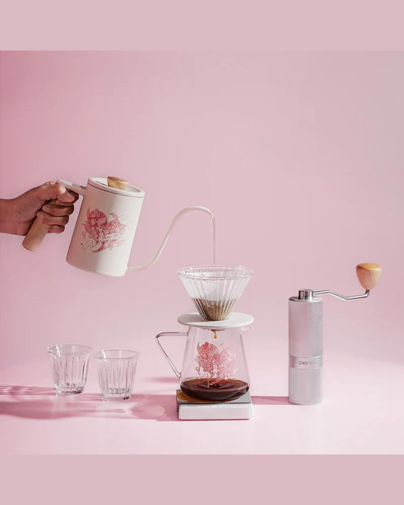 MHW-3BOMBER M1 Drip Coffee Set – Flipped Pour Over Gift Box – 9pcs
