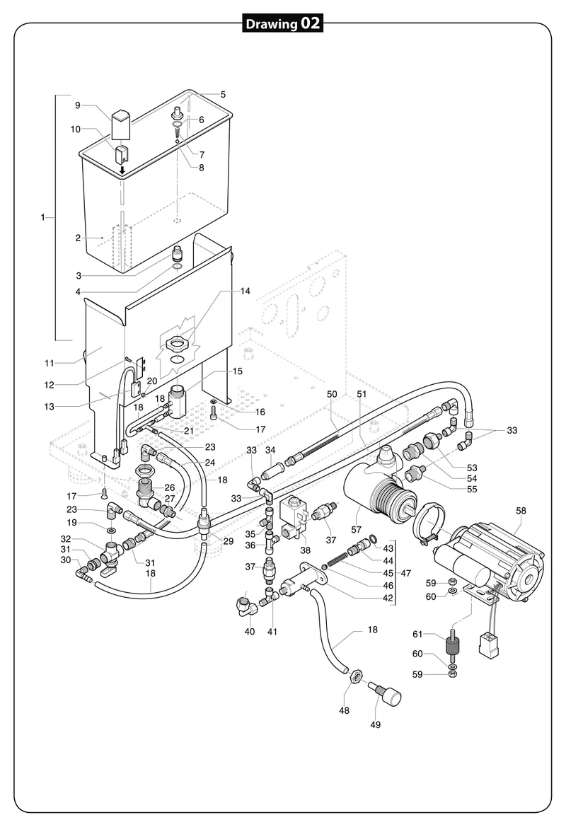 Ekspansionsventil til ECM-pumpe - Reservedele OEM-nummer: P7000