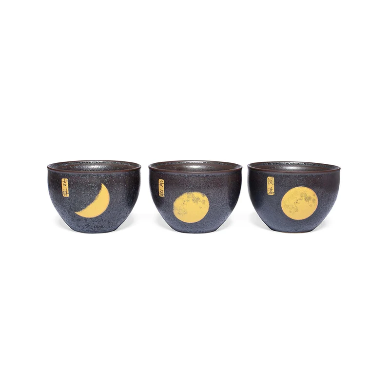 Kopper med Månemotiv i Porcelæn 130ml