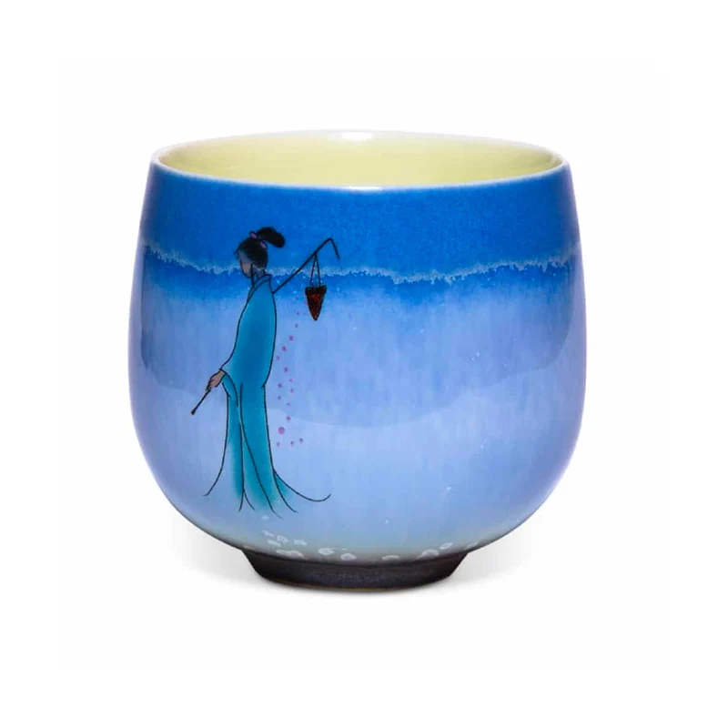 Japansk Porcelænskop med Geisha-motiv 135 ml