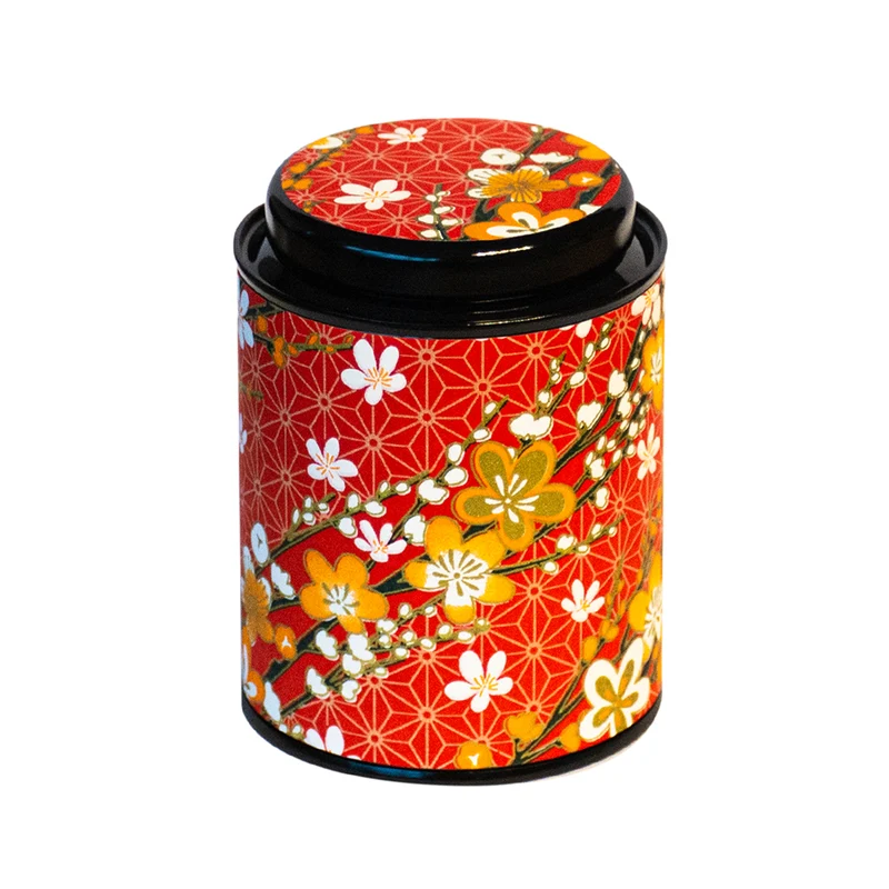 Japansk Tedåse - Rødt Silkepapir 80 g - Flere Motiv