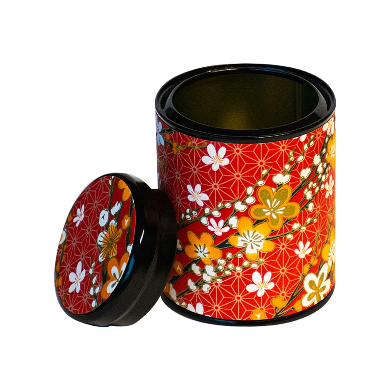 Japansk Tedåse - Rødt Silkepapir 80 g - Flere Motiv