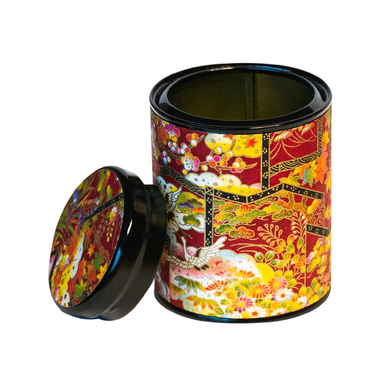 Japansk Tedåse - Rødt Silkepapir 80 g - Flere Motiv