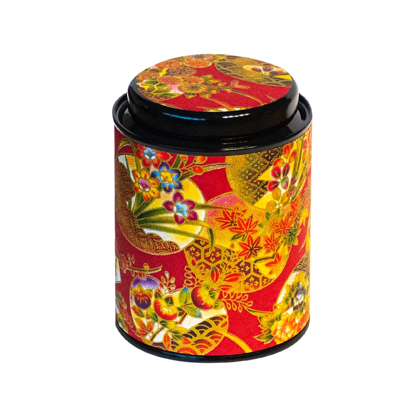 Japansk Tedåse - Rødt Silkepapir 80 g - Flere Motiv