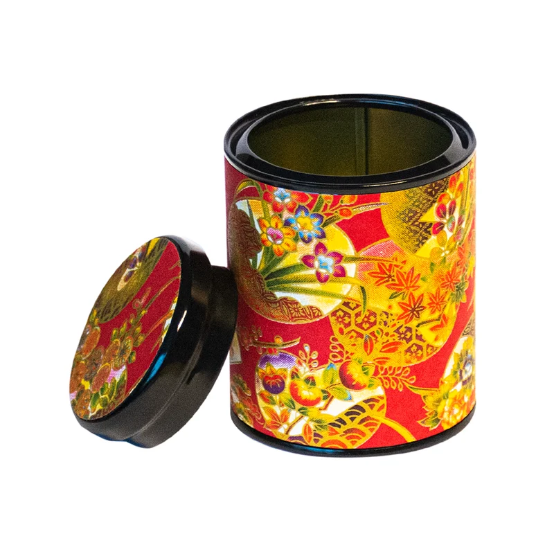 Japansk Tedåse - Rødt Silkepapir 80 g - Flere Motiv
