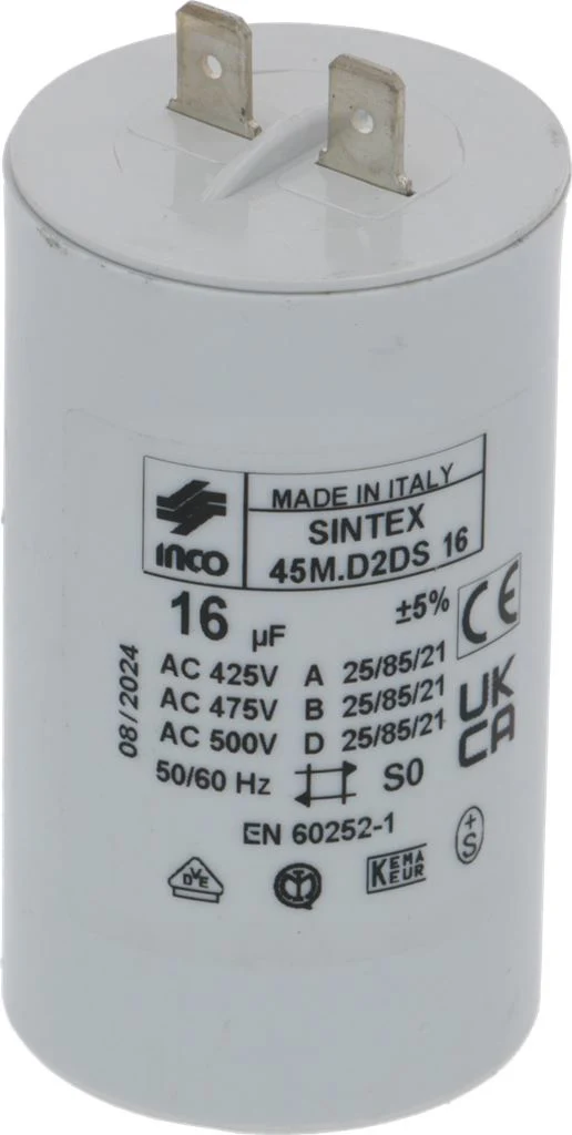 Eureka Kondensator 16 MF Helios 80 - Reservdel OEM nummer: 1013.0016