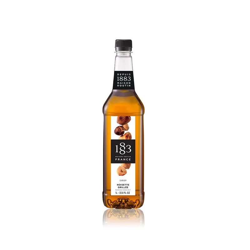 1883 Ristet Hasselnødsirup 1 L.