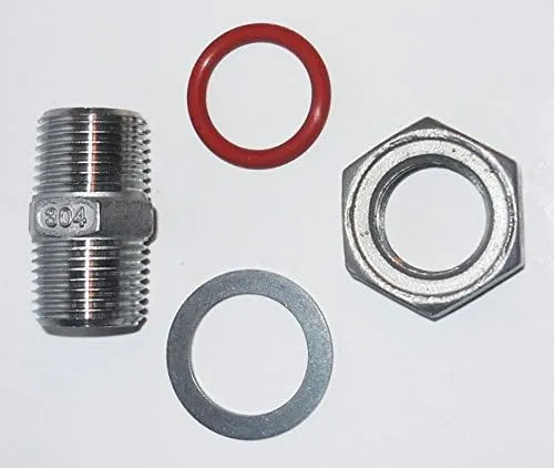 Compact Valve w/ Weldless Fitting & 3/8" Hose Barb