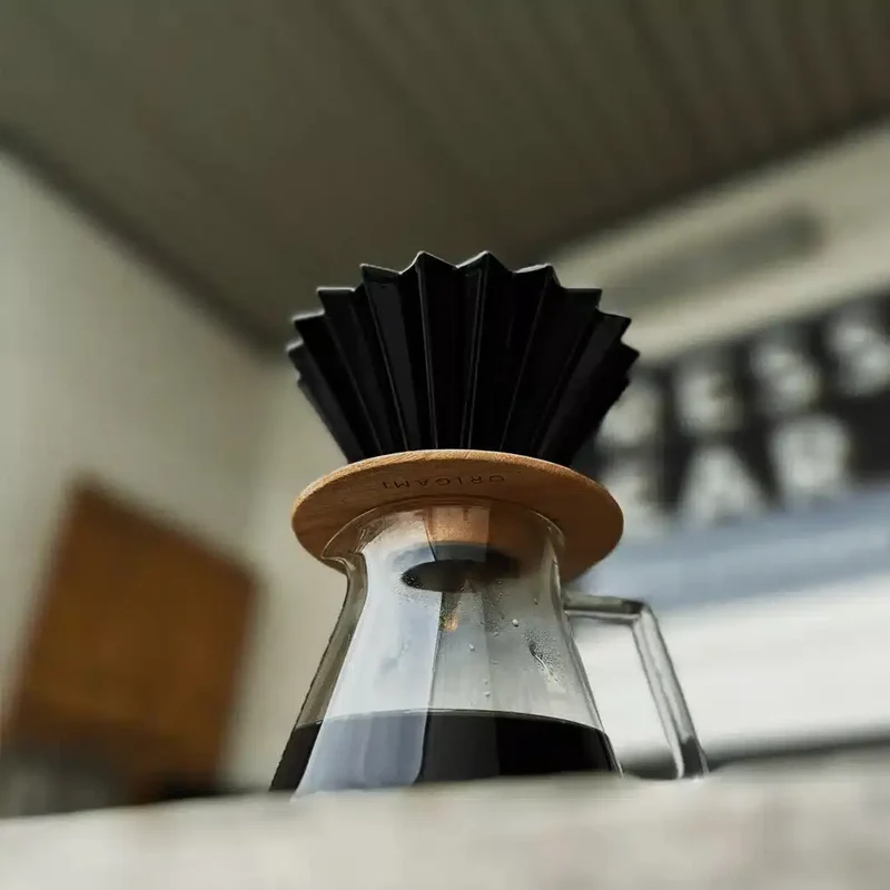 Origami Dripper holder i træ
