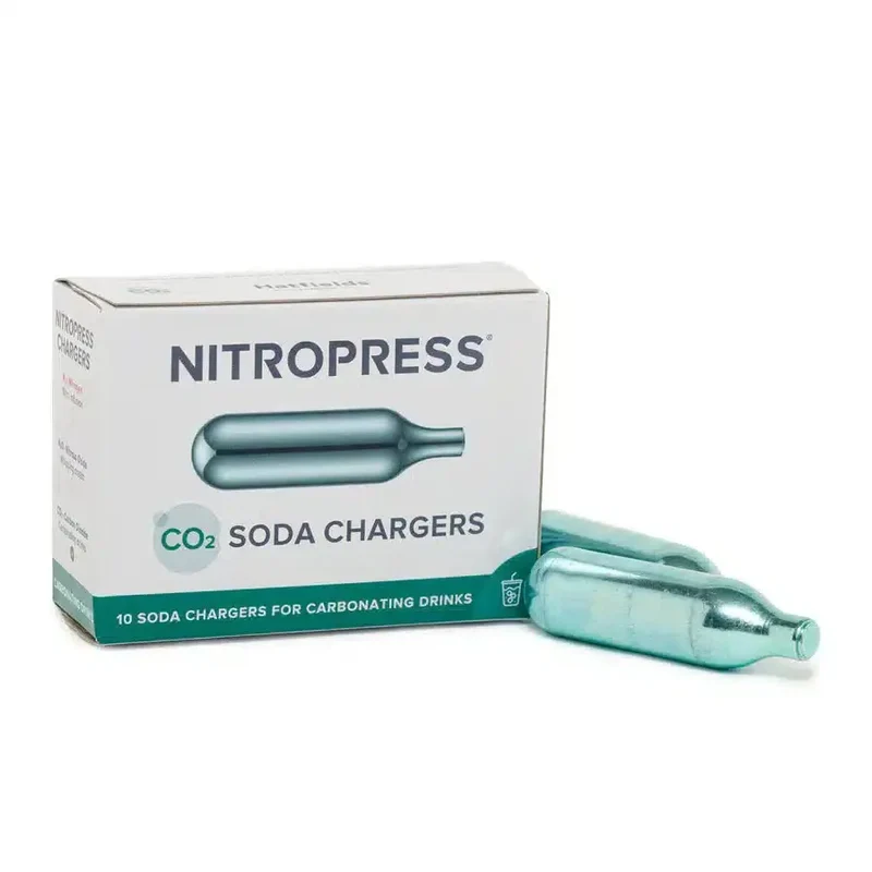 NitroPress Nitro Sodavand Patroner 10 pakke
