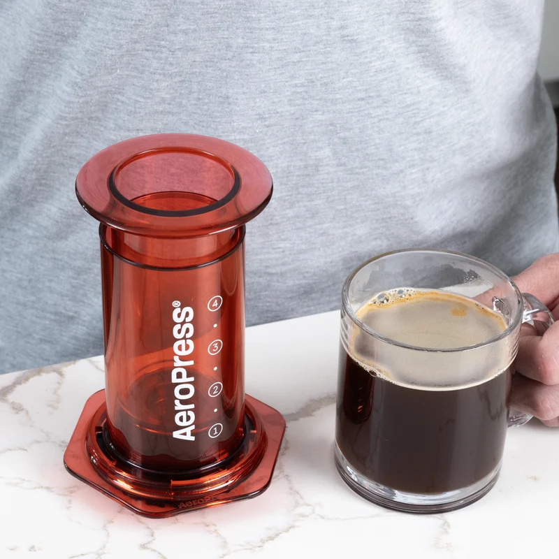 AeroPress Clear Color - Rød