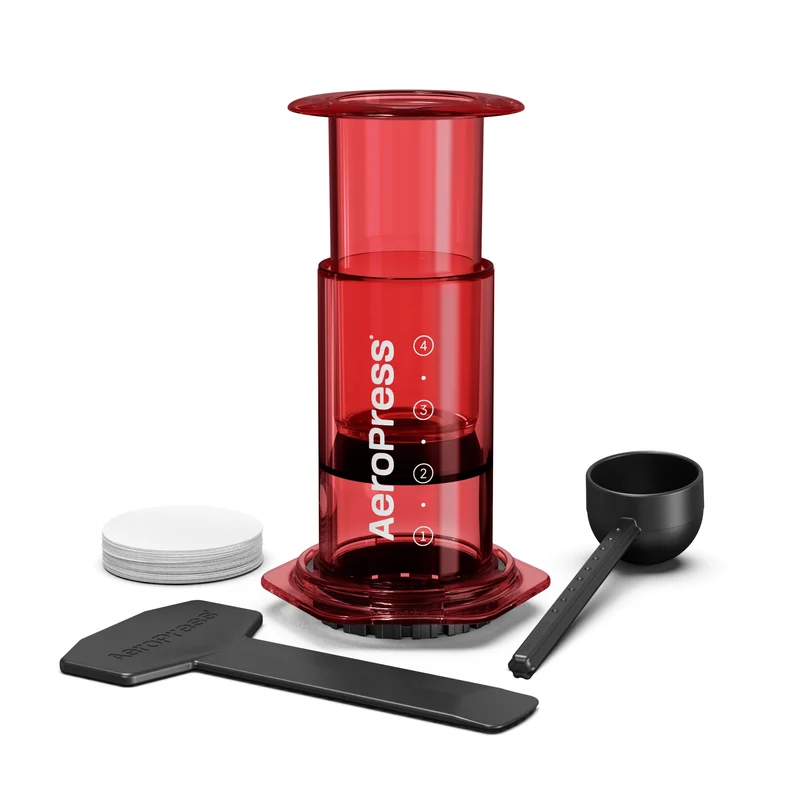 AeroPress Clear Color - Rød