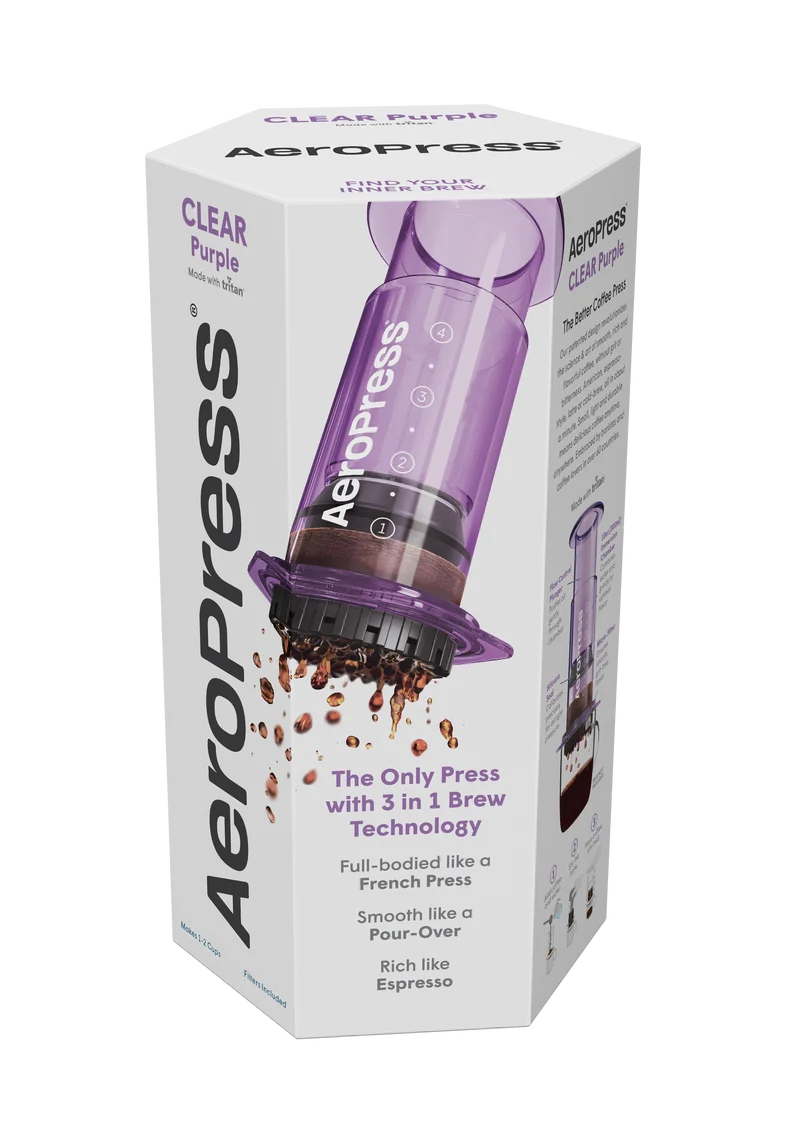 AeroPress Clear Color - Lilla