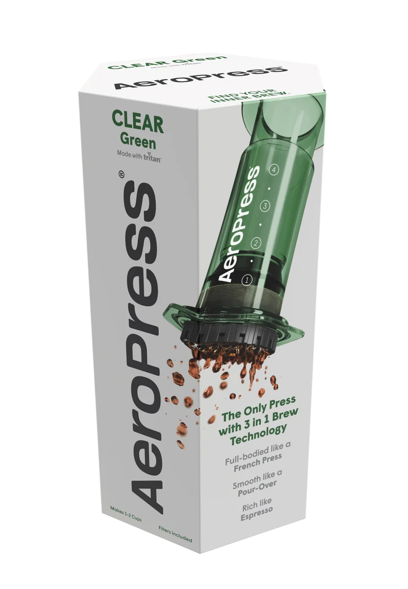 AeroPress Clear Color - Grøn