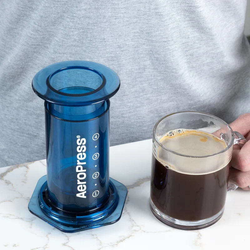 AeroPress Clear Color - Blå