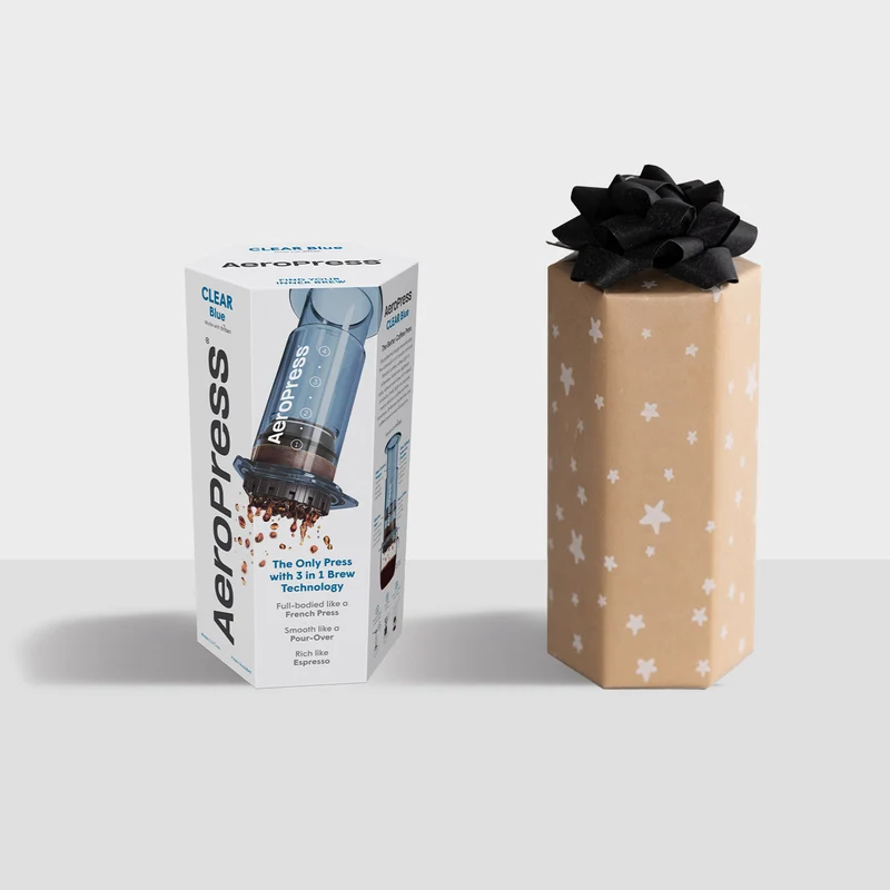 AeroPress Clear Color - Blå
