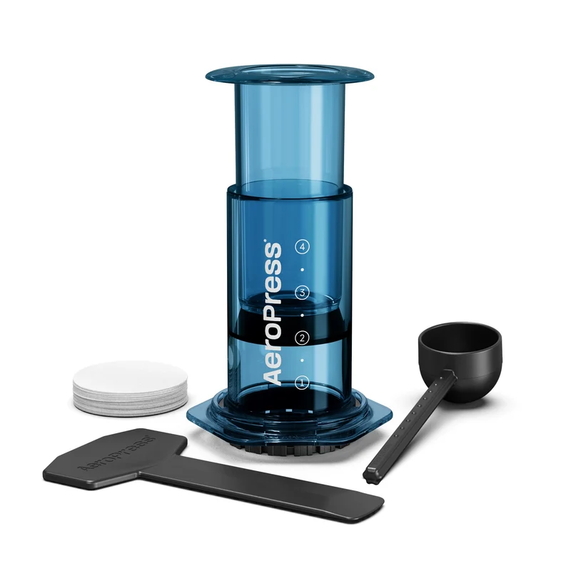 AeroPress Clear Color - Blå