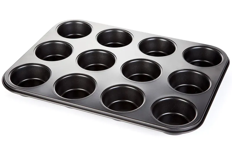 Royal Muffinform 12 Stk - Stål m/ Non-Stick