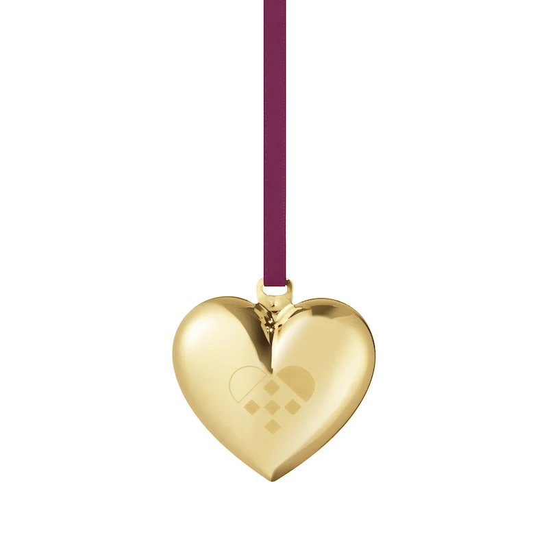 Georg Jensen 2025 Hjerte Forgyldt