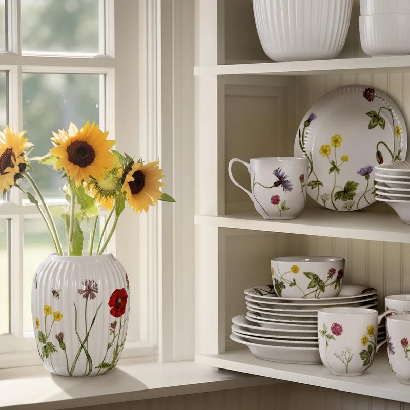 Hammershøi Summer Vase - Wild Flowers Ø 17 x H 21