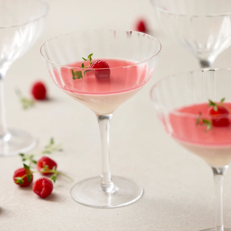 Blomsterberg Dessert glas klar 4 stk 430 ml
