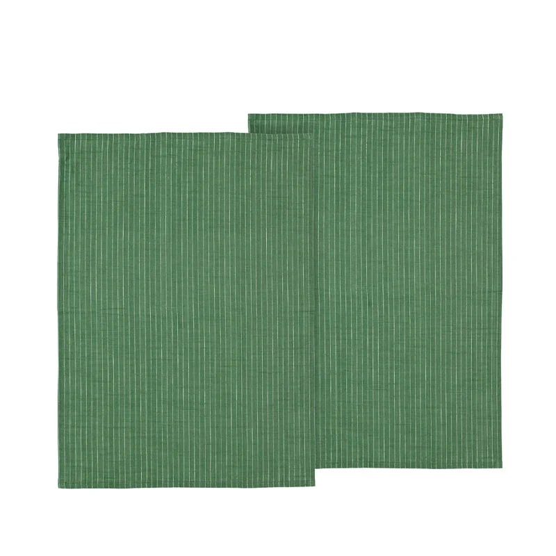 Södahl Organic Line viskestykke 2 stk grøn 50x70 cm