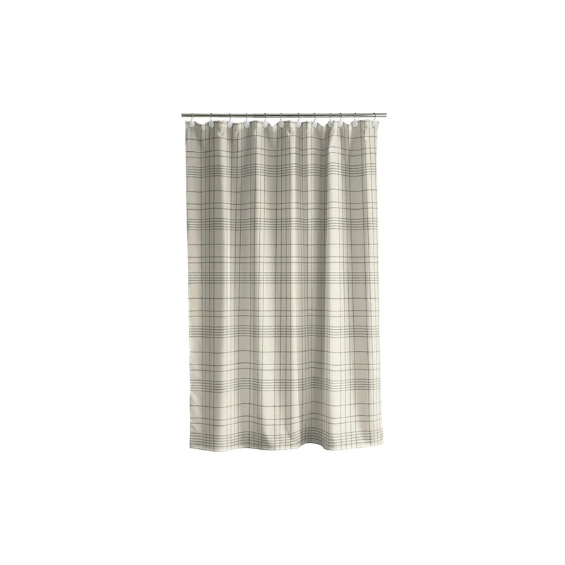 Södahl Badeforhæng Tartan - Off White