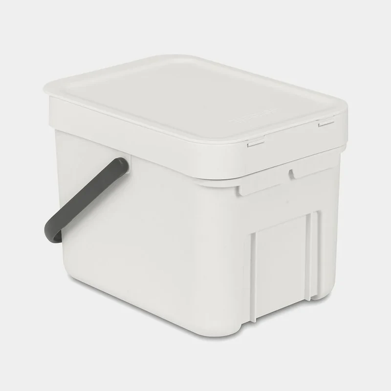 Brabantia affaldspand m. låg - Lys grå - 6 liter