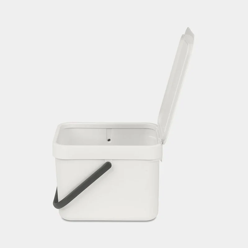 Brabantia affaldspand m. låg - Lys grå - 6 liter