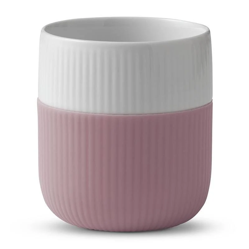 Royal Copenhagen Riflet Contrast krus 33 cl rose