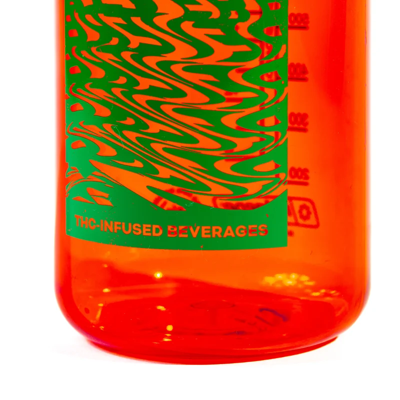 Reverb Nalgene Water Bottle- Red and Green