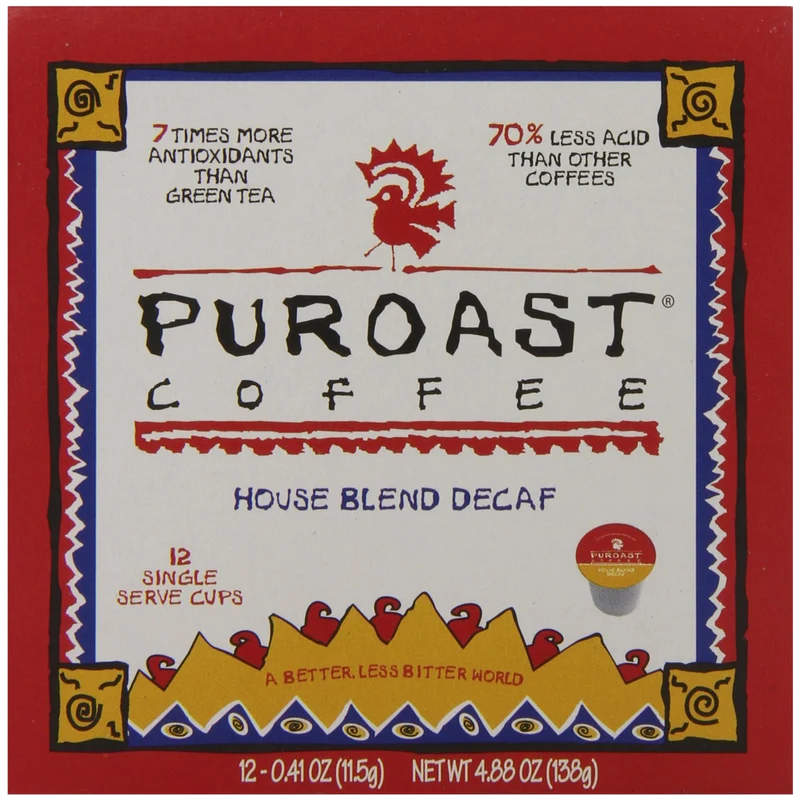 Puroast Low Acid Coffee Single Serve Keurig Compatible