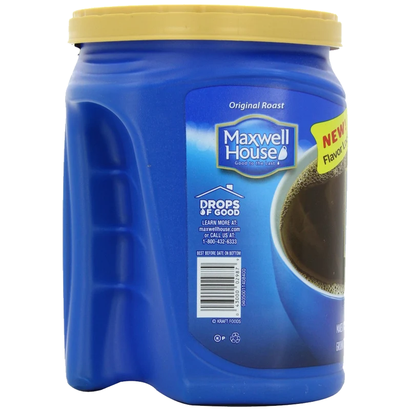 Maxwell House Original Roast Ground Coffee Value Container