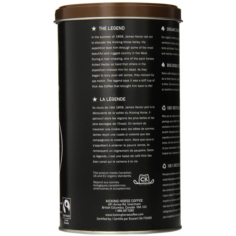 Kicking Horse Coffee 454 Horse Power Dark Whole Bean Coffee