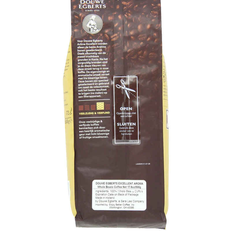 Douwe Egberts Excellent Aroma Whole Beans Coffee