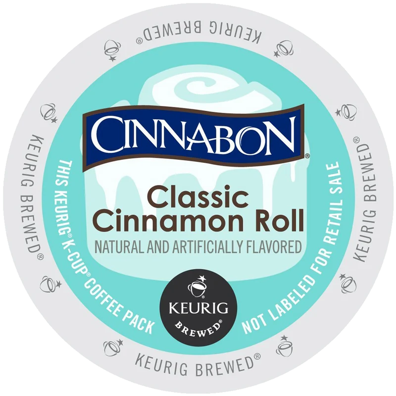Cinnabon K-Cup Portion Pack for Keurig Brewers Classic Cinnamon