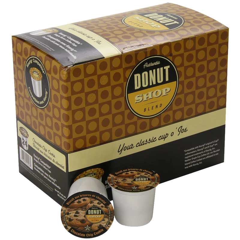 Authentic Donut Shop Blend Coffee Chocolate Chip Cookie